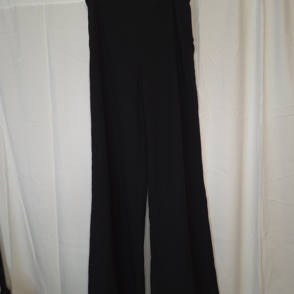 Ralph Lauren Women's Black Label Wool Blend Wide Leg Trousers Size 10 - Picture 2 of 8